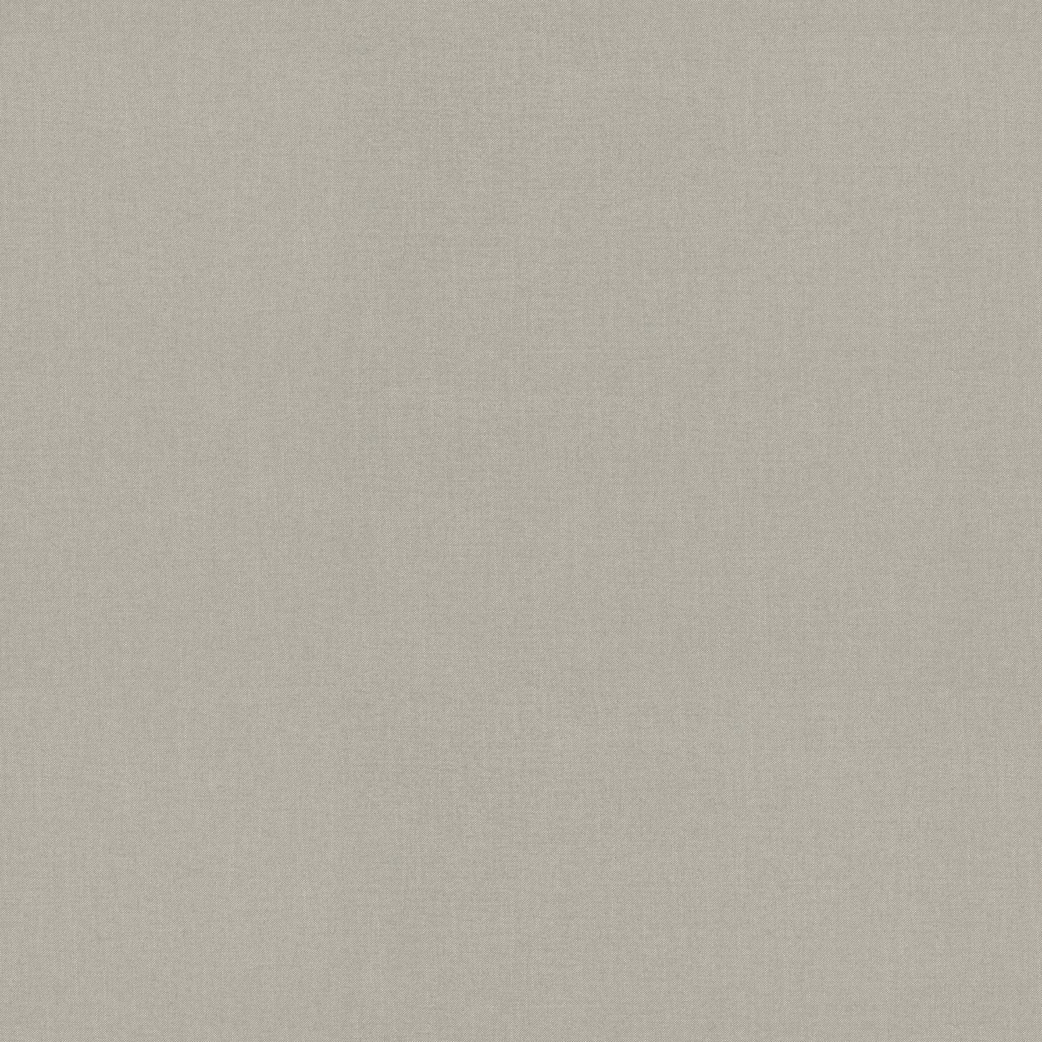 Close-up of muted stone taupe fabric with a fine, subtly flecked plain weave