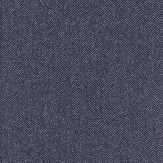 Deep navy and charcoal fabric with a fine woven herringbone texture