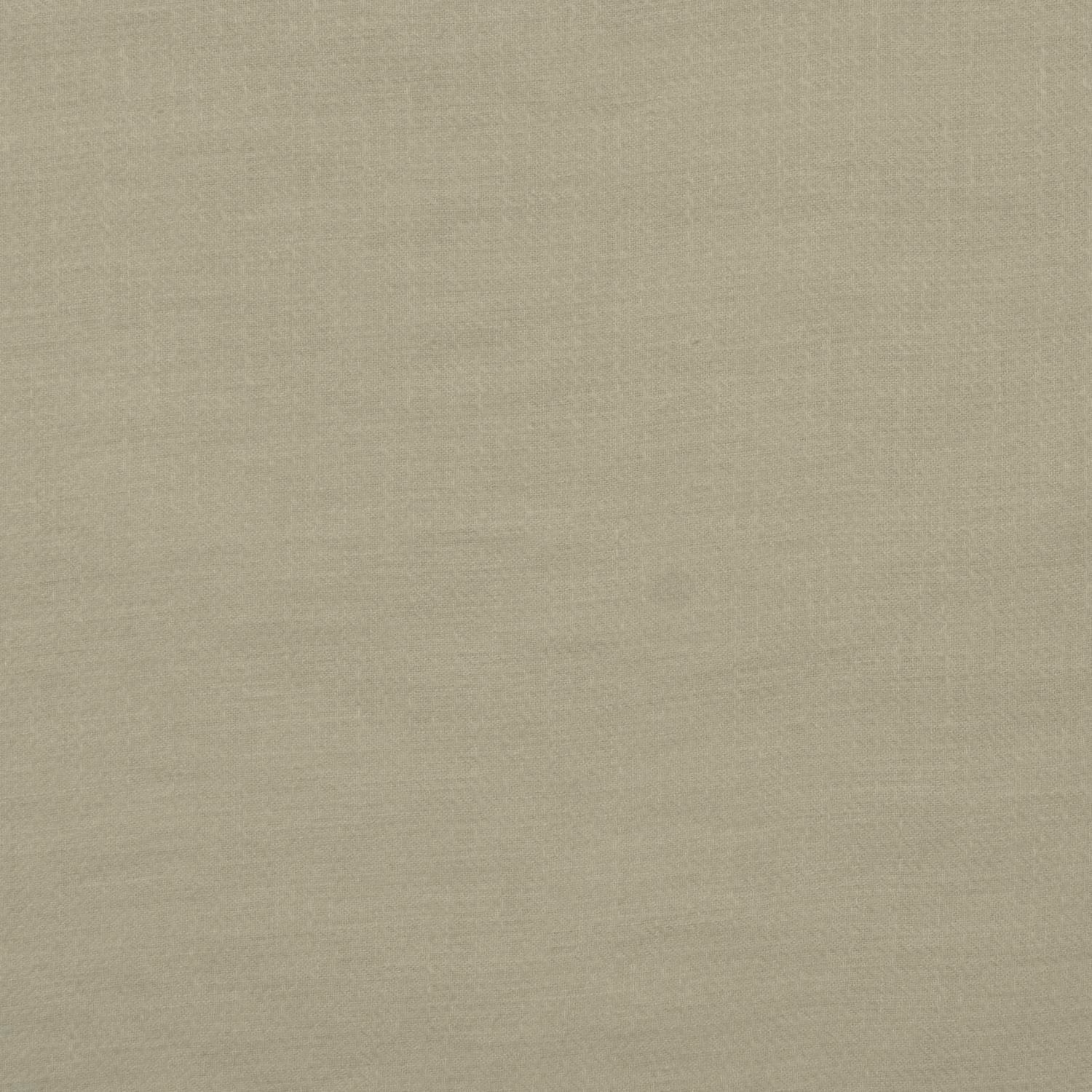 Muted grey-green plain weave with fine horizontal texture and a chalky olive cast