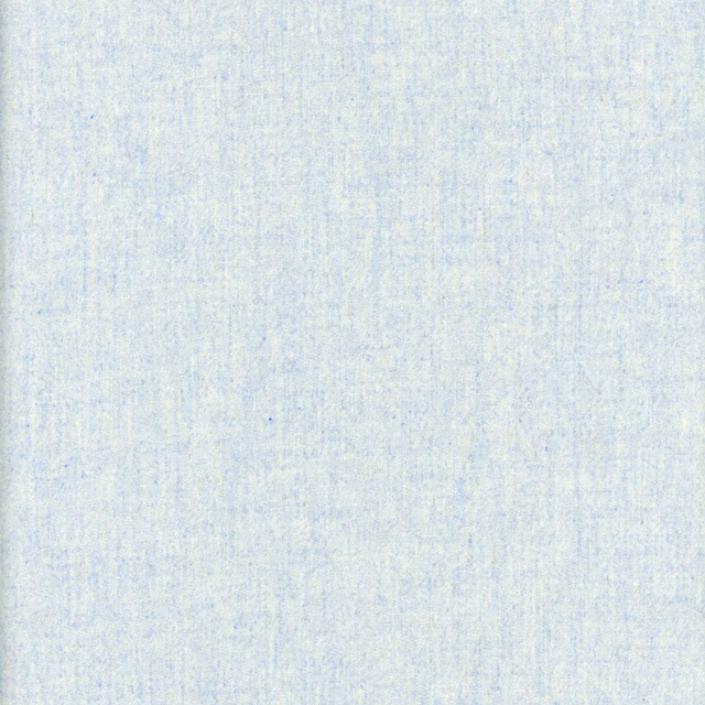 Pale powder-blue fabric with softly mottled, fine vertical woven texture