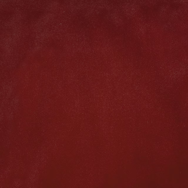 Deep cinnamon-red plain fabric with a soft, lightly brushed surface