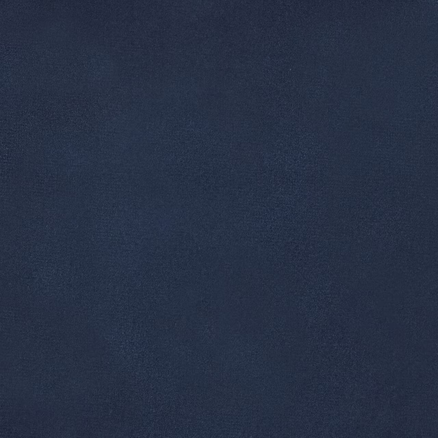 Deep navy plain woven fabric swatch with a smooth, fine texture