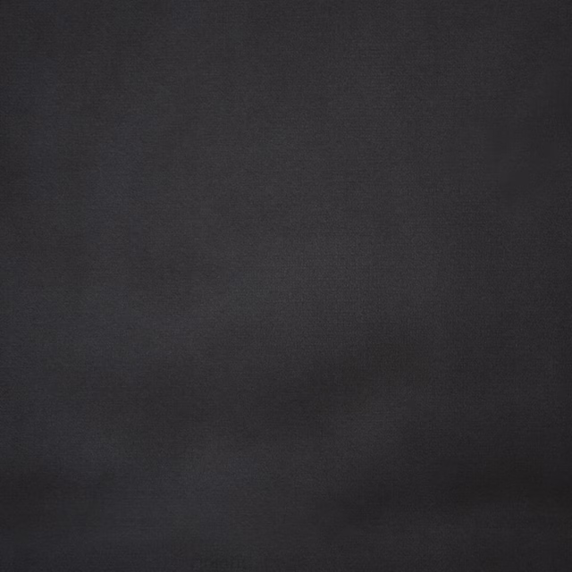 Dark charcoal plain fabric swatch with a smooth, tightly woven finish