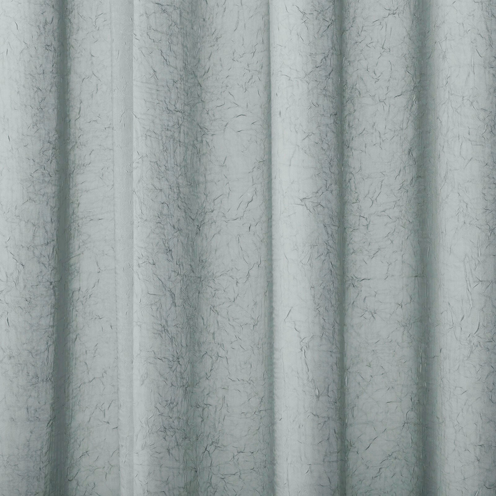 Soft aqua-teal plain curtain fabric with a fine mottled texture and gentle folds