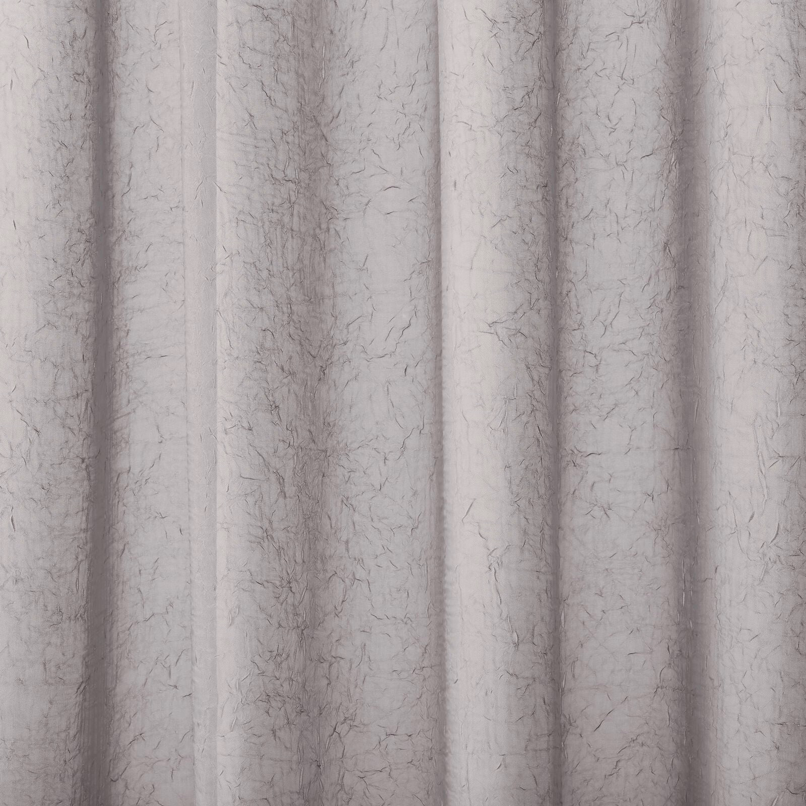 Soft fog-grey plain drape fabric with a lightly slubbed textured surface