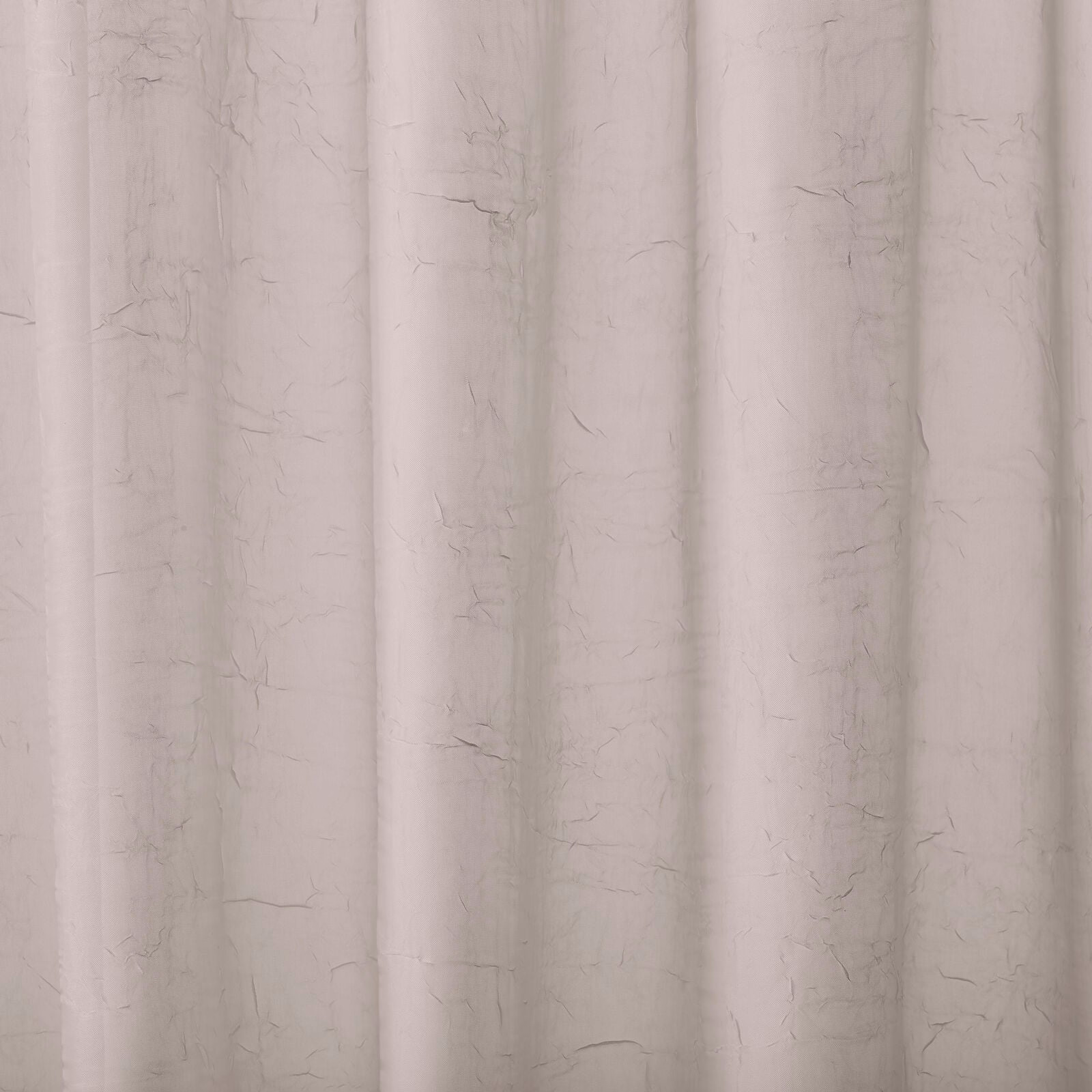 Pale oyster cream plain fabric with a softly crinkled, tonal surface