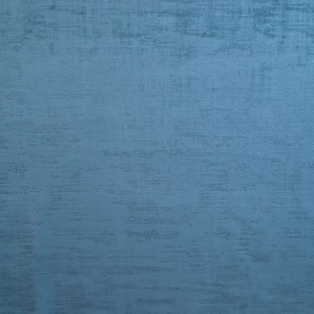 Deep marine blue textured plain fabric swatch with subtle tonal striations