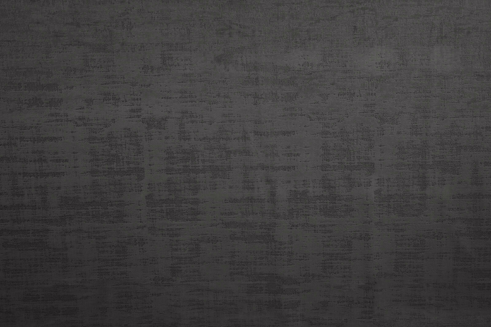 Dark charcoal-black textured plain fabric swatch with subtle brushed striations