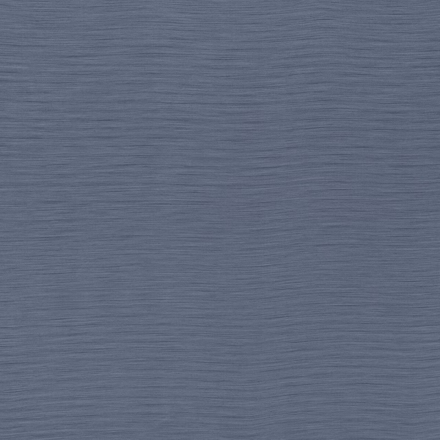 Close-up of muted denim blue plain fabric with fine horizontal weave texture