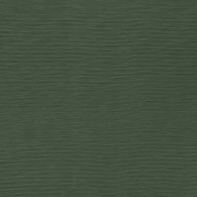 Deep moss green plain weave fabric with fine horizontal texture