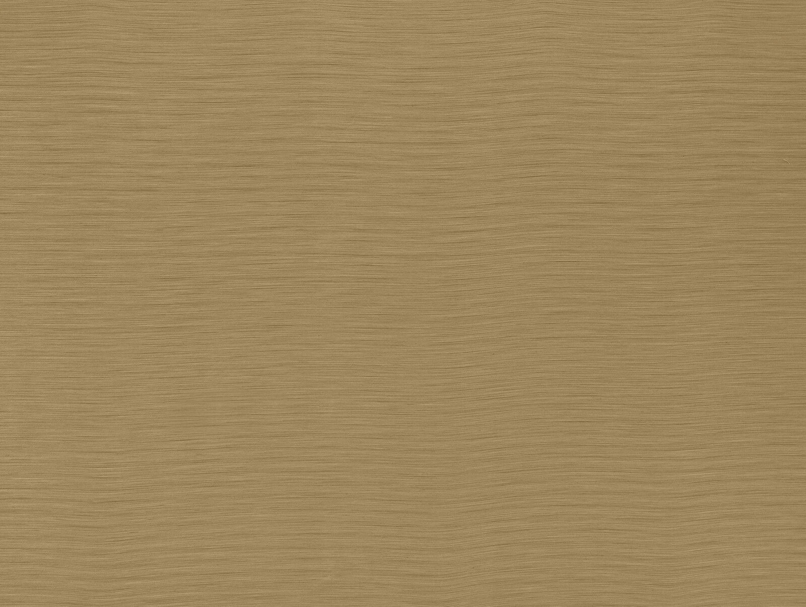 Muted ochre plain fabric with fine horizontal woven texture