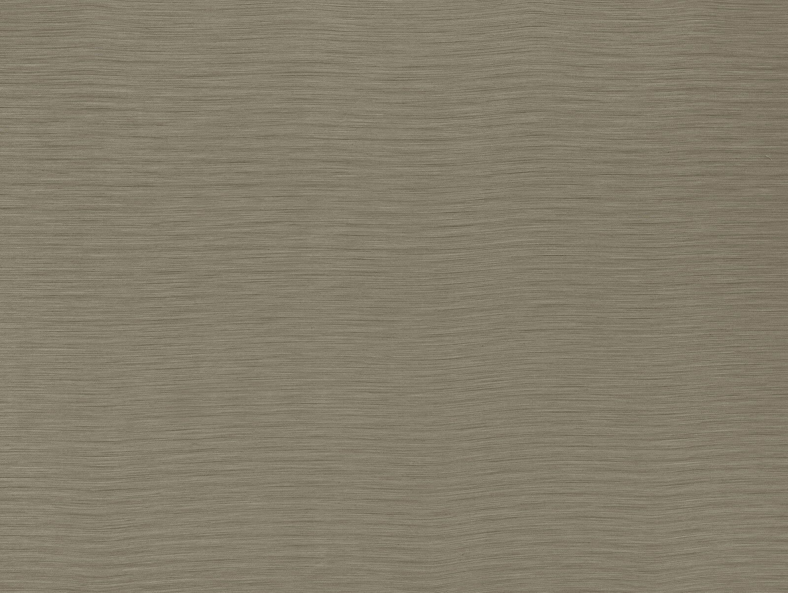 Muted otter taupe plain fabric swatch with fine horizontal striations