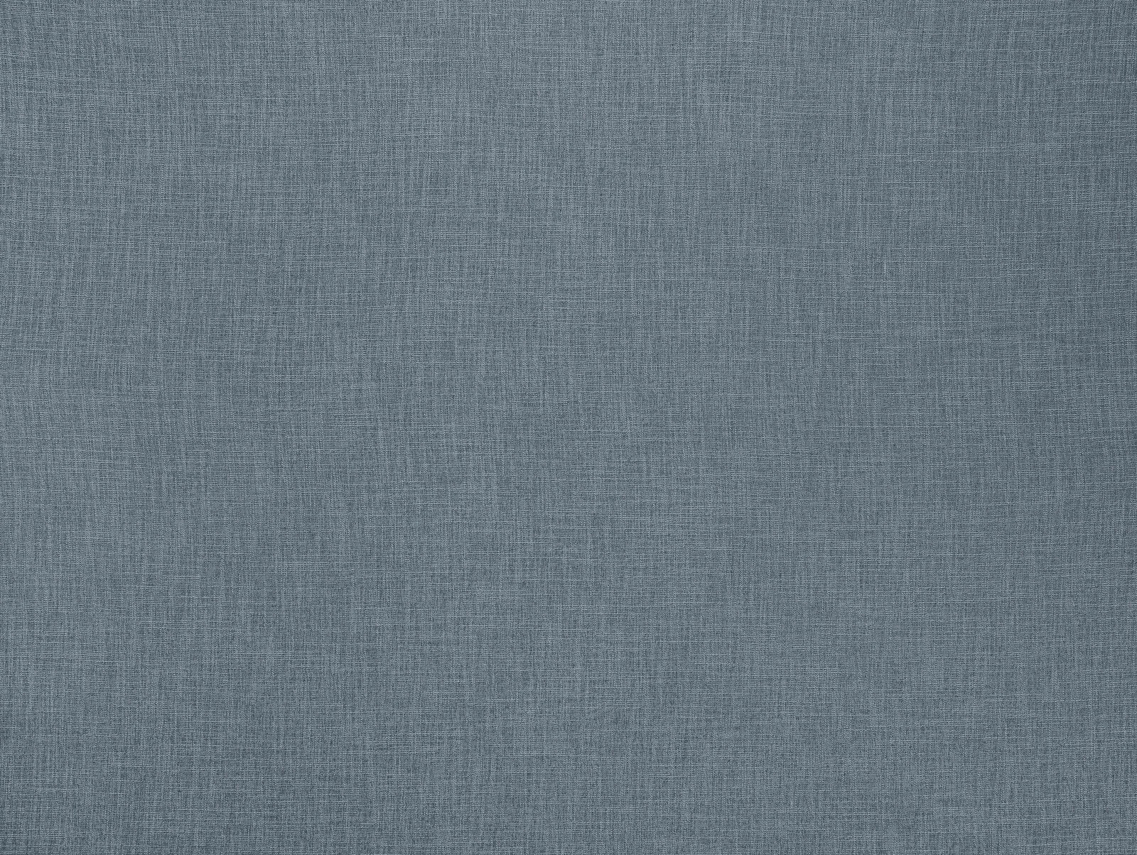 Soft dusty blue plain woven fabric with a fine linen-like texture