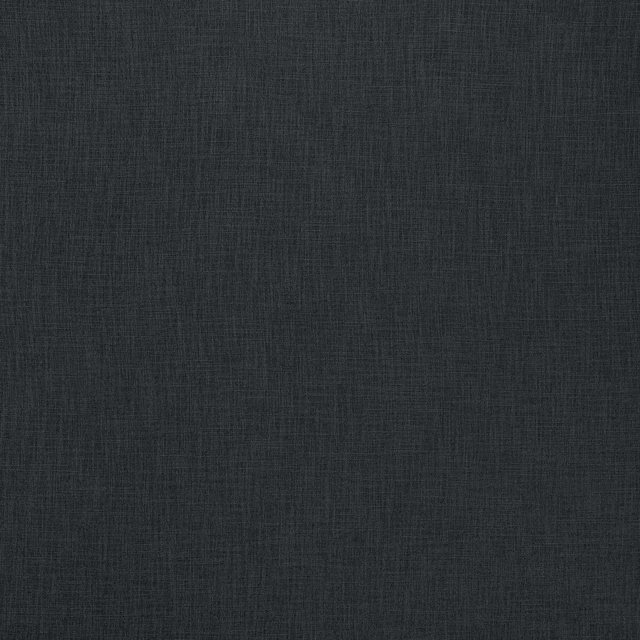 Dark charcoal plain fabric swatch with fine linen-like weave