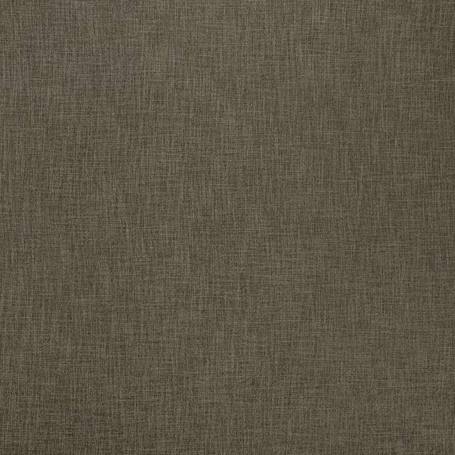 Muted brown olive plain woven fabric with fine crosshatched texture