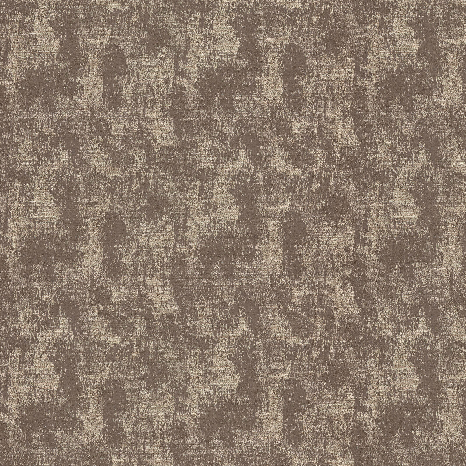 Mottled mole and taupe abstract fabric swatch with weathered beige texture