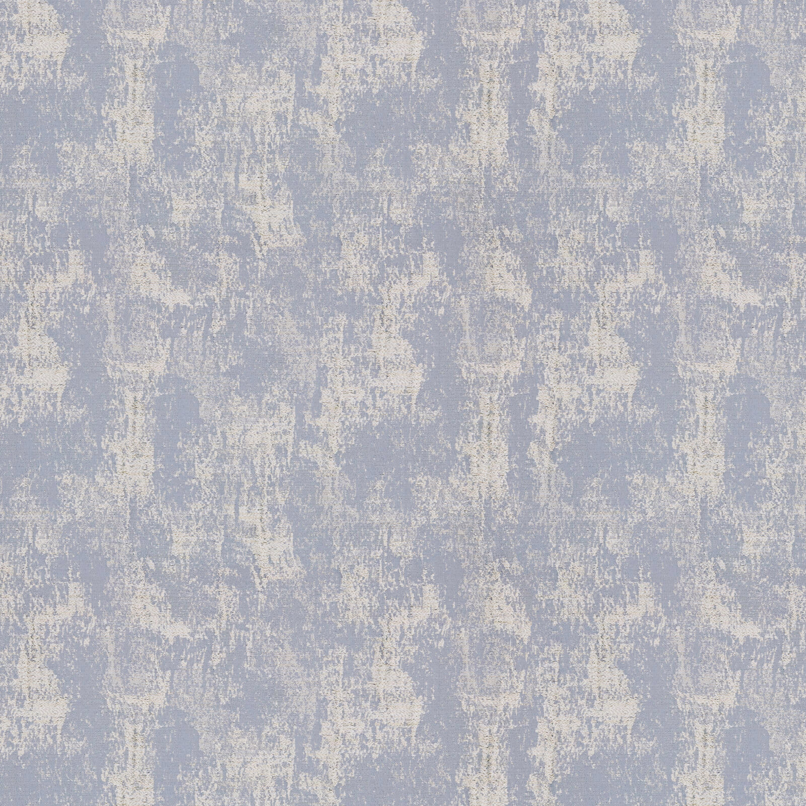 Painterly abstract fabric in soft Wedgwood blue with pale ivory mottling