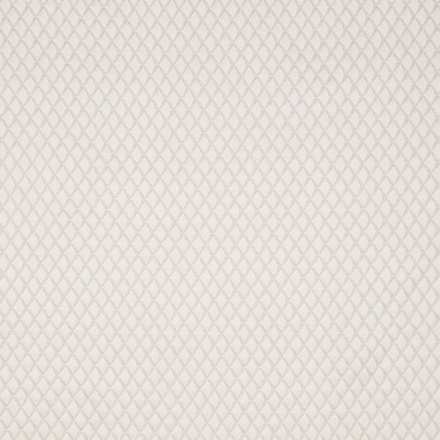 Pale platinum ivory fabric with a small diamond weave texture