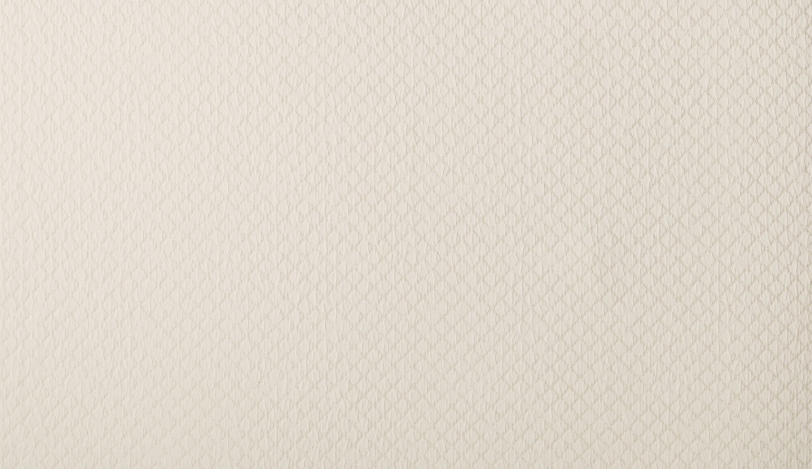 Pale ivory woven fabric with a small geometric diamond texture