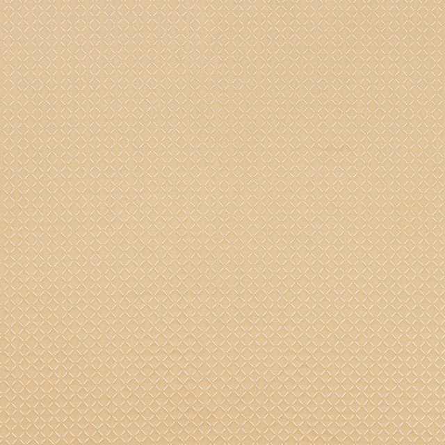 Soft warm gold fabric with fine diamond lattice weave and subtle sheen
