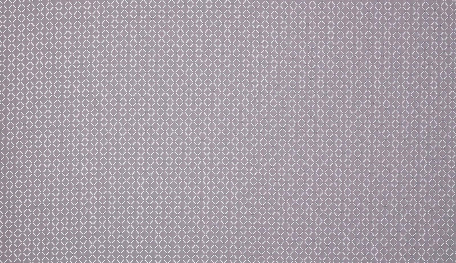 Close-up of soft graphite grey geometric woven fabric with tiny diamond pattern