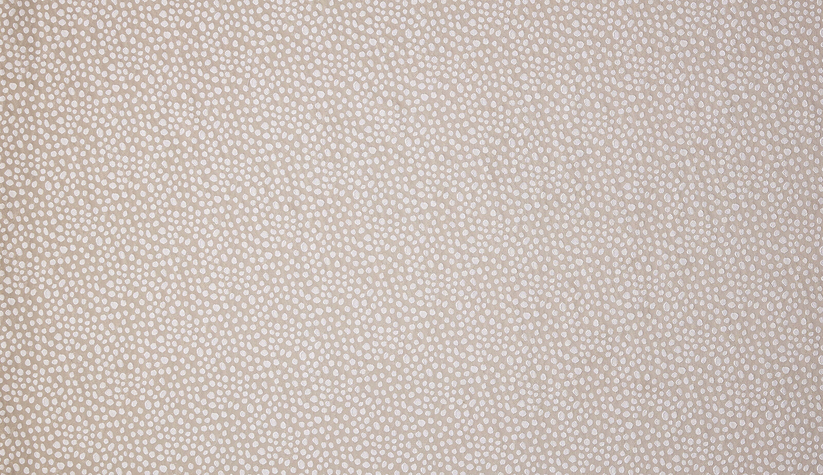 Close-up of warm taupe woven fabric with tiny pale speckled texture
