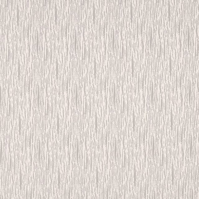 Pale platinum ivory woven fabric with fine vertical striations and a soft textured surface
