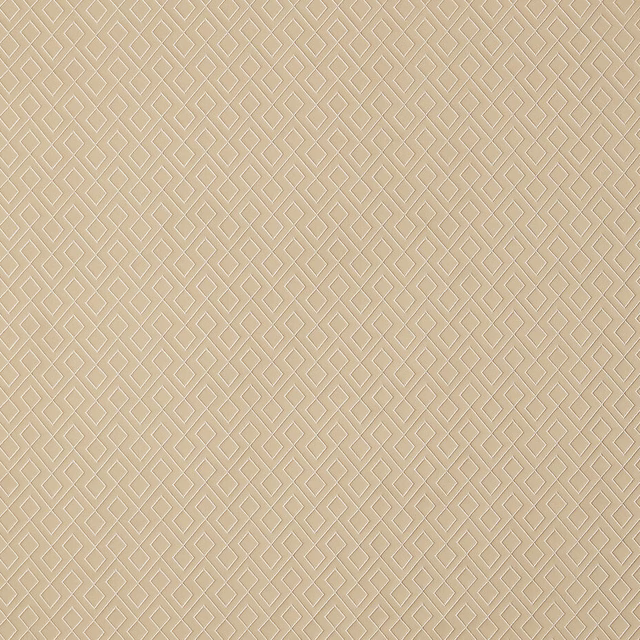 Pale champagne-gold fabric with a small diamond geometric weave