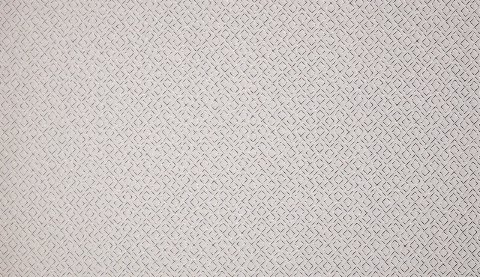 Pale taupe-grey fabric with a fine repeating diamond lattice weave