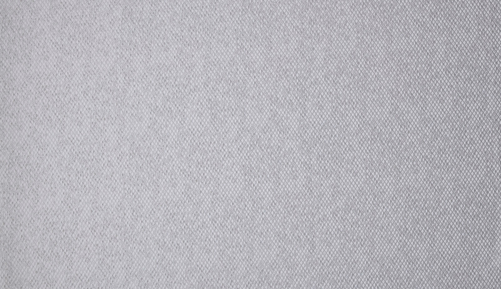 Soft platinum grey woven fabric with a fine diagonal geometric lattice texture