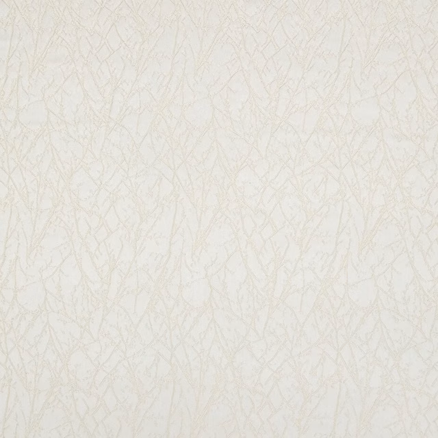 Ivory textured woven fabric with faint linear pattern and soft matte finish