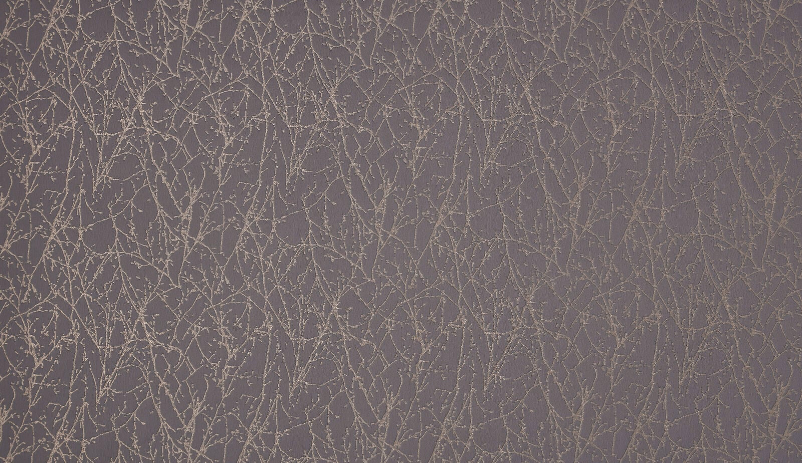 Muted mole taupe textured fabric with fine branched crackle pattern