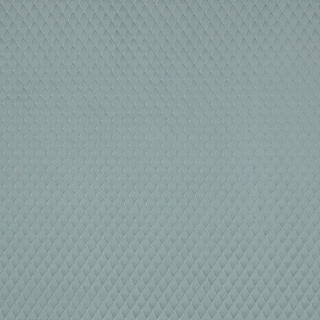 Soft spa-teal woven fabric with a small diamond geometric texture