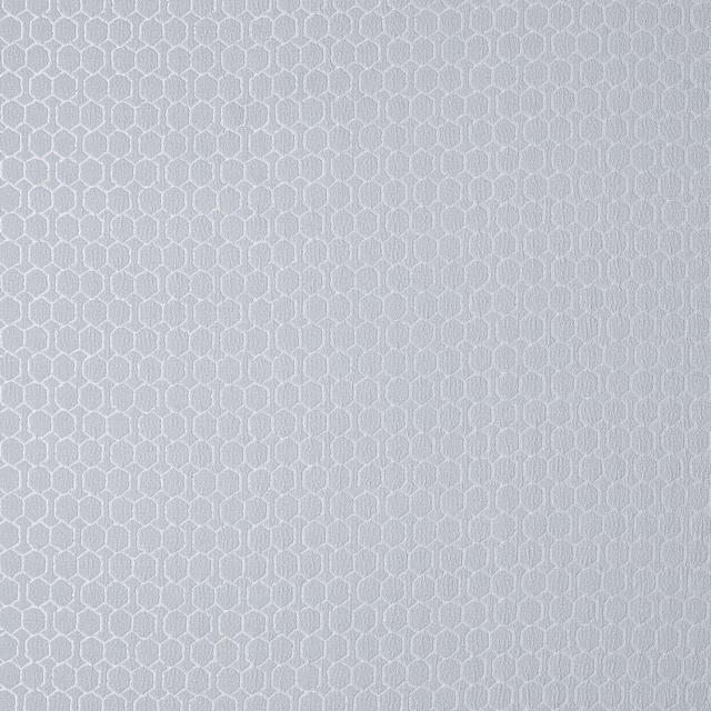 Pale ice blue geometric woven fabric swatch with fine small-scale pattern