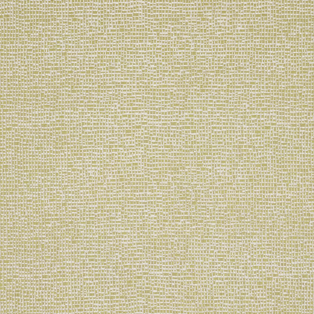 Soft apple yellow textured woven fabric with tiny flecked threads
