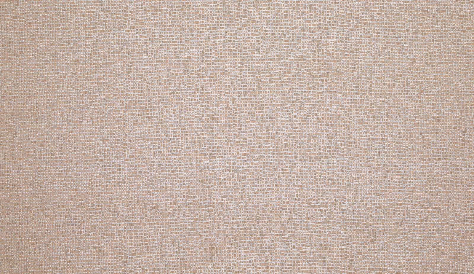 Soft apricot beige textured weave with fine grid-like surface