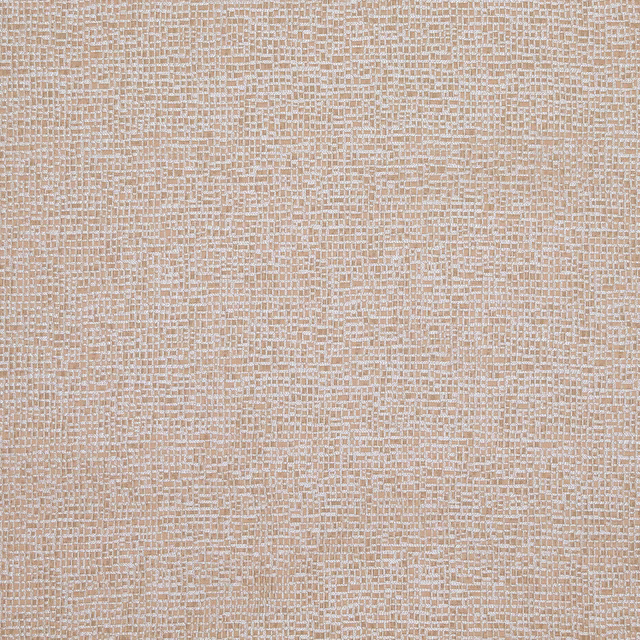 Soft apricot beige textured weave with fine grid-like surface