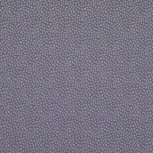 Close-up of a small-scale speckled woven fabric in soft lavender-grey
