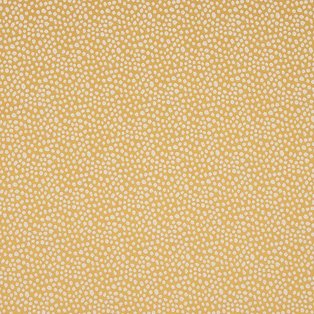 Golden yellow small-scale dotted weave with tiny pale flecks