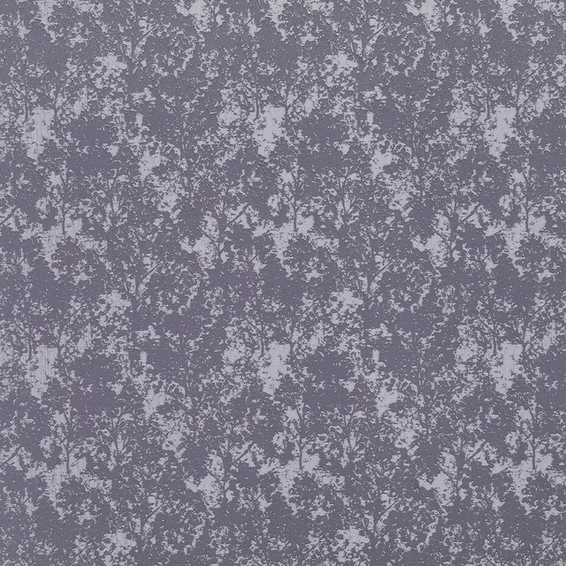 Muted violet-grey botanical weave with a textured mottled surface