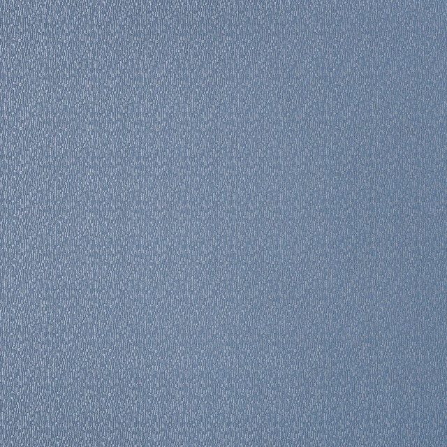 Close-up of soft slate blue woven fabric with fine textured surface