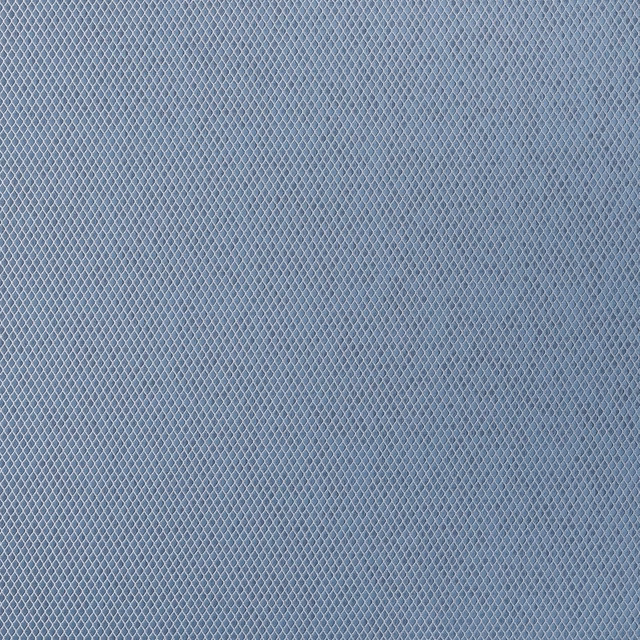 Soft muted blue small-scale geometric woven fabric with fine diamond texture