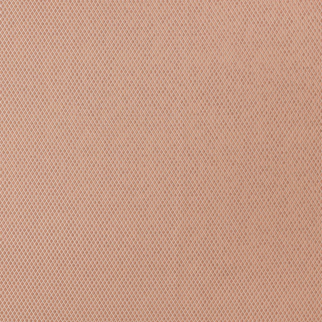 Soft rose-gold fabric with fine diamond geometric weave and subtle sheen