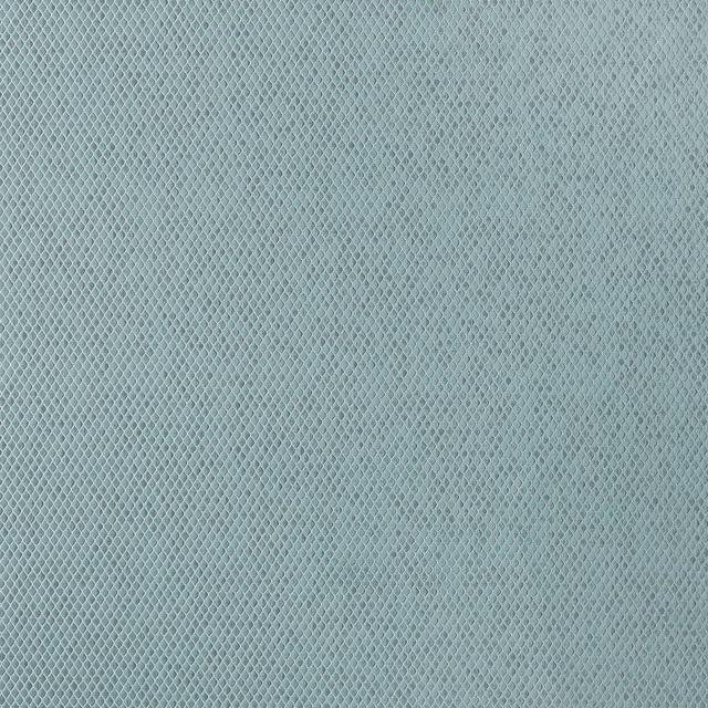 Soft spa green fabric with a fine diamond geometric weave texture
