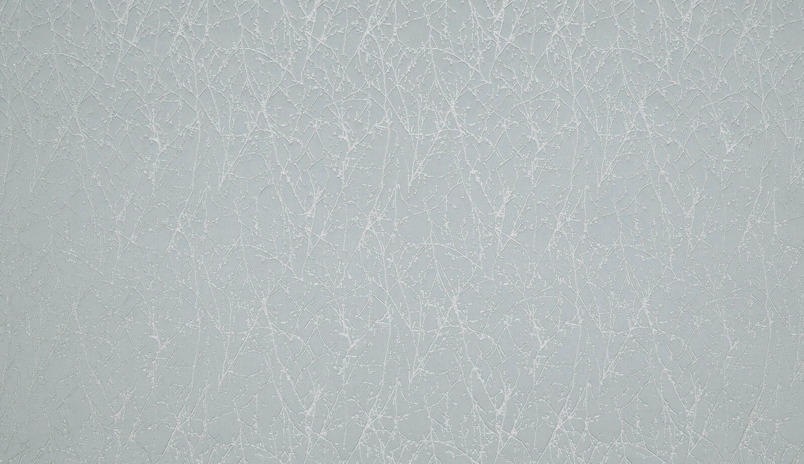 Pale icy blue textured fabric swatch with fine raised linear pattern
