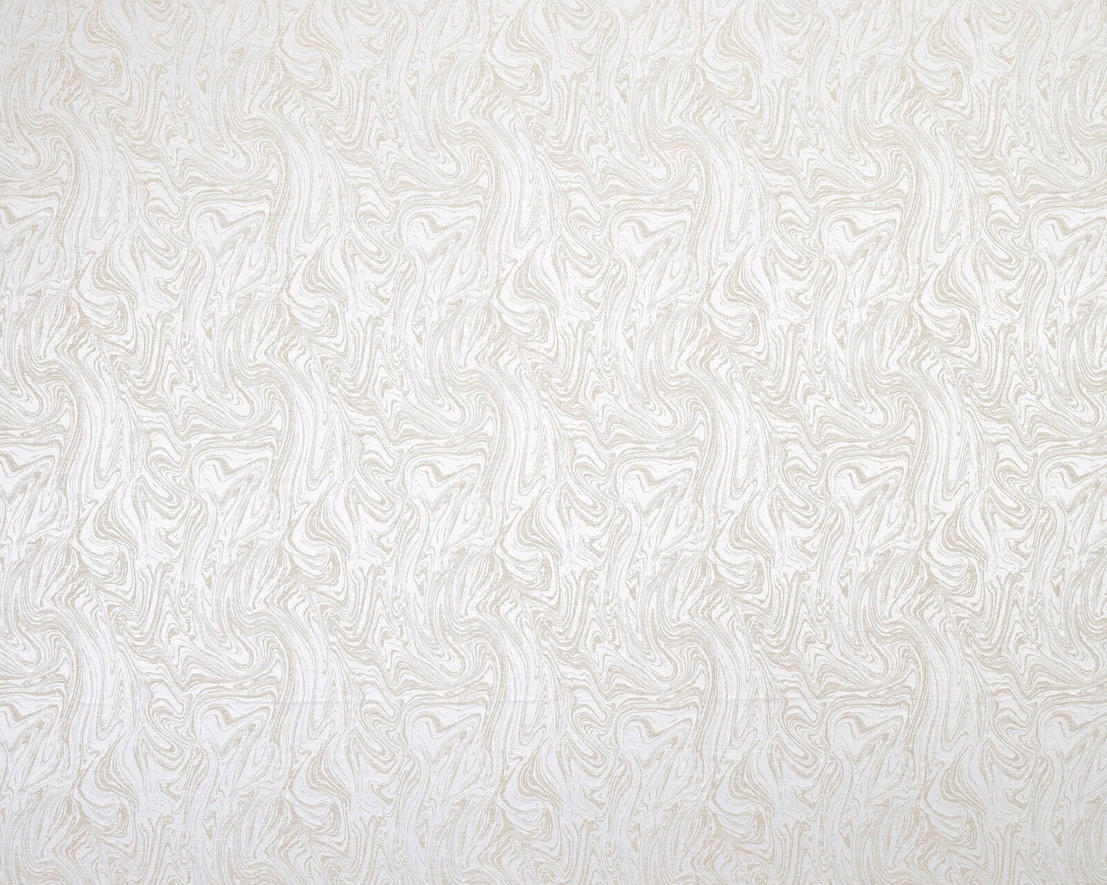 Pale champagne cream woven fabric with flowing marbled texture and soft sheen