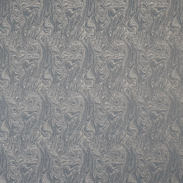 Mole brown marbled woven fabric with pale swirling linear texture
