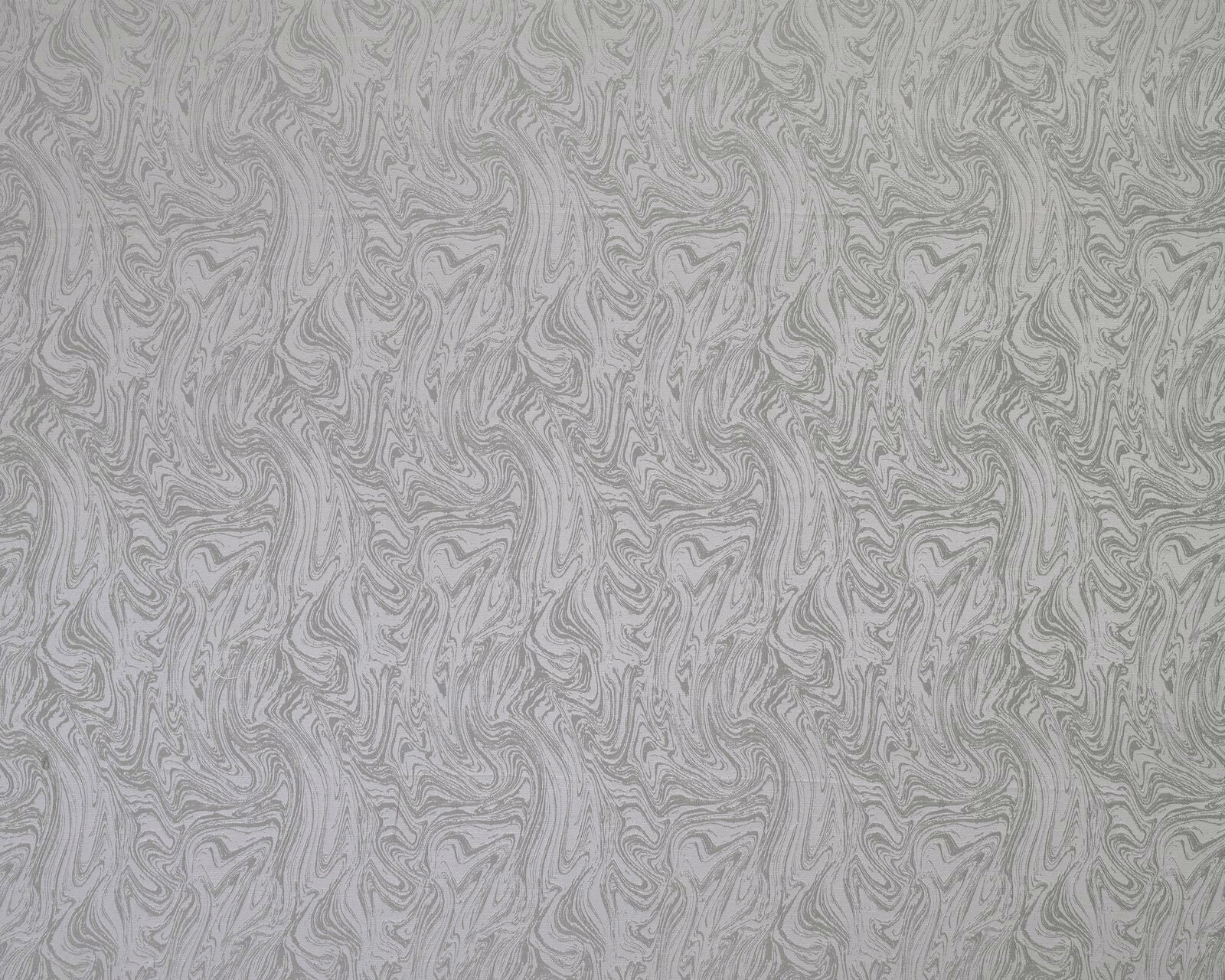 Soft slate grey abstract swirl weave fabric with tonal marbled pattern