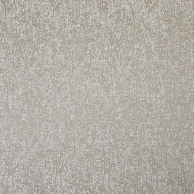 Warm latte beige botanical weave with subtle vertical leaf pattern