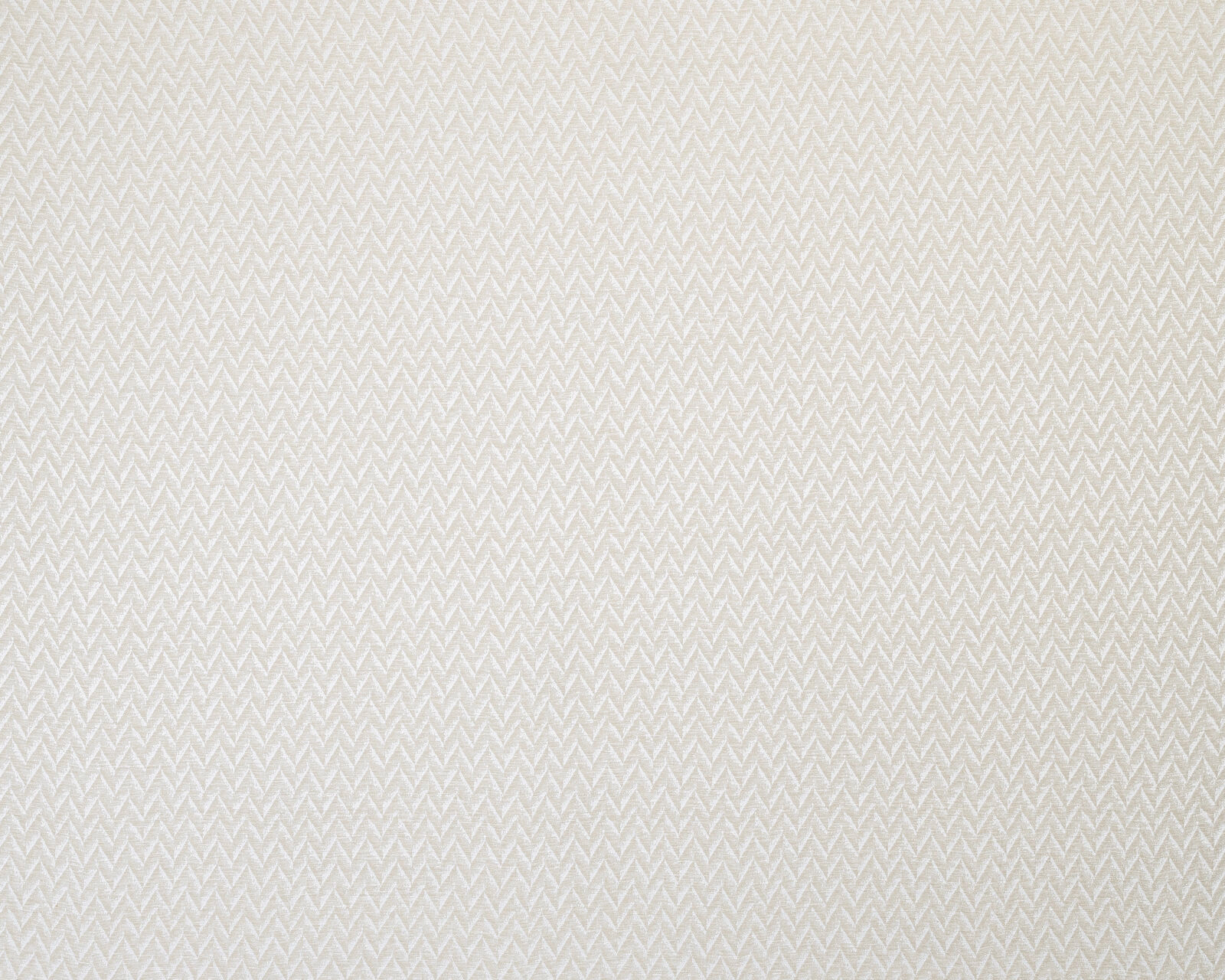 Pale champagne cream woven fabric with subtle chevron texture